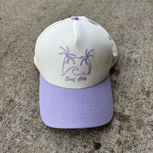 Target White and Purple Surf City Women's Trucker Hat